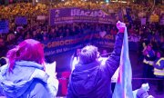 International Women's Day demonstration in Madrid in 2024. (© picture alliance / ZUMAPRESS.com / Miguel Candela)