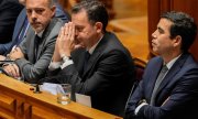 Luís Montenegro during the confidence vote in parliament on 12 March 2025. (© picture alliance / ASSOCIATED PRESS / Armando Franca)