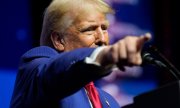 Donald Trump at an election rally in Las Vegas. (© picture-alliance/ASSOCIATED PRESS / Alex Brandon)