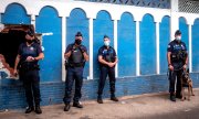 Anti-drug operation in Perpignan in September 2020. (© picture alliance / Hans Lucas / Arnaud Le Vu)