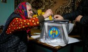 Second round of the presidential election in the Republic of Moldova on 3 November 2024. (© picture-alliance/AP Photo/Vadim Ghirda)