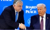Orbán and Trump at the World Economic Forum in Davos in January 2026. (© picture alliance / ASSOCIATED PRESS / Markus Schreiber)