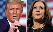 US voters will choose between Donald Trump and Kamala Harris on 5 November. The members of the House of Representatives and one-third of the Senate will be elected at the same time. (© picture alliance / Associated Press / Uncredited)