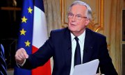 Le Premier ministre, Michel Barnier, défendant la politique de son gouvernement, aux journaux télévisés de 20 heures. (© picture alliance/dpa/MAXPPP/Alexandre Marchi)