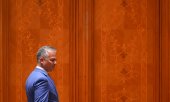 Failed candidate Adrian Veștea. (© picture alliance / AP Photo/Vadim Ghirda)