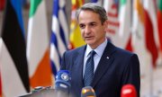 Le chef du gouvernement grec, Kyriakos Mitsotakis. (© picture-alliance/ Hans Lucas Pool Union Européene / Agence Hans Lucas )