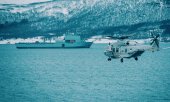 Exercice de l'OTAN, Joint Viking, à proximité de la base militaire de Bardufoss, dans le nord de la Norvège, début mars 2025. (© picture alliance / SZ Photo / Friedrich Bungert)