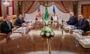 The negotiations in Moscow are expected to be led by Steve Witkoff (left), seen here with US Secretary of State Marco Rubio and National Security Advisor Mike Waltz. (© picture alliance / ASSOCIATED PRESS / Evelyn Hockstein)