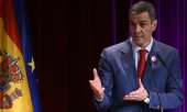 In his televised address Sánchez appeared unitimidated by Trump's threat to impose a trade embargo against his country. Last year Spain exported around 16 billion euros worth of goods to the US. (© picture alliance / Anadolu / Burak Akbulut)