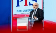 L'éminence grise du PiS, Jarosław Kaczyński, le 2 juillet. (© picture alliance / NurPhoto / Foto Olimpik)