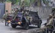 M23 rebels on patrol in Goma. (© picture alliance / ASSOCIATED PRESS / Brian Inganga)