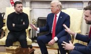 The talks between Trump and Zelensky on the joint use of Ukrainian raw materials collapsed. (© picture alliance/CNP/AdMedia/CNP/AdMedia)