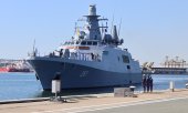 The Contraamiral Roman, a corvette commissioned by the Romanian Navy in July 2026. (© picture alliance / Anadolu / Mehmet Serkan Eruysal)