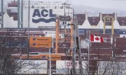 Container terminal at the Port of Halifax, Canada. (© picture alliance / Associated Press / Darren Calabrese)