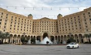 The Ritz-Carlton in Riyadh where the negotiations take place. (© picture alliance/Xinhua News Agency/Wang Dongzhen)