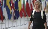 Federica Mogherini in Brussels in 2019: she was the EU's foreign policy chief from 2014 to 2019. (© picture alliance/NurPhoto/Nicolas Economou)