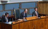 Jussi Halla-aho, Speaker of the Finnish Parliament.
(© picture-alliance/ ZUMAPRESS.com / Jose Tabares)