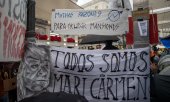 Protests against the eviction of an elderly woman in Madrid. (© picture-alliance/ZUMAPRESS.com/DavidCanales)