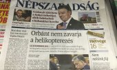 The newspaper’s final print edition before it closed was published on 8 October 2016. (© picture alliance/AP Photo / Andras Nagy)